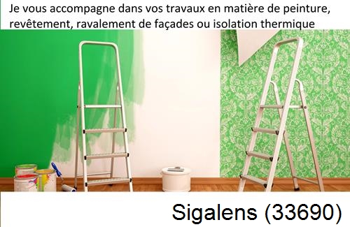 Peintre sols à Sigalens-33690